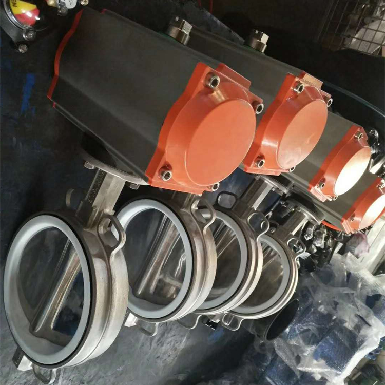 氣動四氟蝶閥 氣動四氟蝶閥
